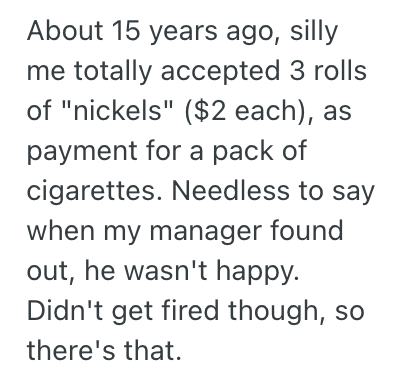 Screenshot 2025 07 13 at 4.48.22 PM Customer Tried To Pay For His Purchases With Rolled Coins, So This Woman Made Sure That He Wasnt Tricking Them